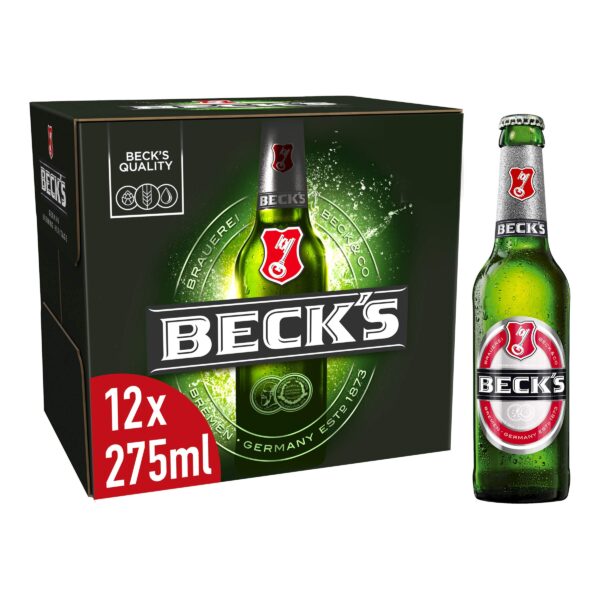 Becks Beer 275ml – Premium German Lager Beer – 24 x 275 ml