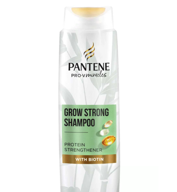 Pantene Grow Strong Shampoo With Bamboo And Biotin 400ml