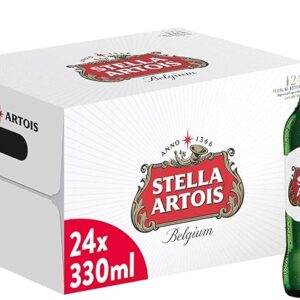 Stella Artois Beer Bottles, 24 x 330ml
